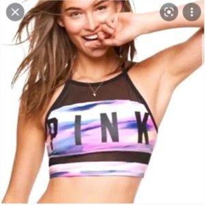 M | Watercolor High Neck Sports Bra